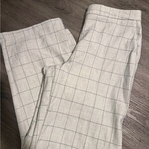 Rachel Zoe Gray Plaid Trousers